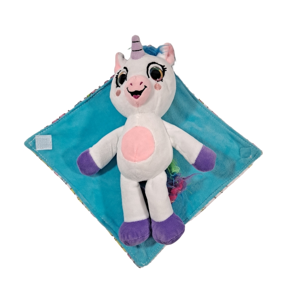 Glow In The Dark Blanket Snug Buddies Unicorn Plush 12"